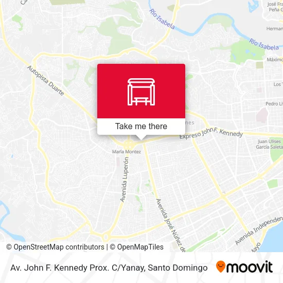 Mapa de Av. John F. Kennedy Prox. C / Yanay