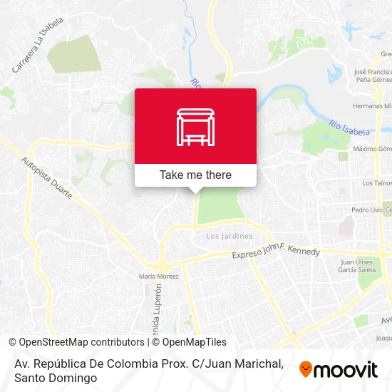 Mapa de Av. República De Colombia Prox. C / Juan Marichal