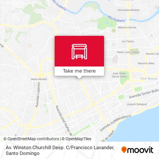 Mapa de Av. Winston Churchill Desp. C / Francisco Lavander