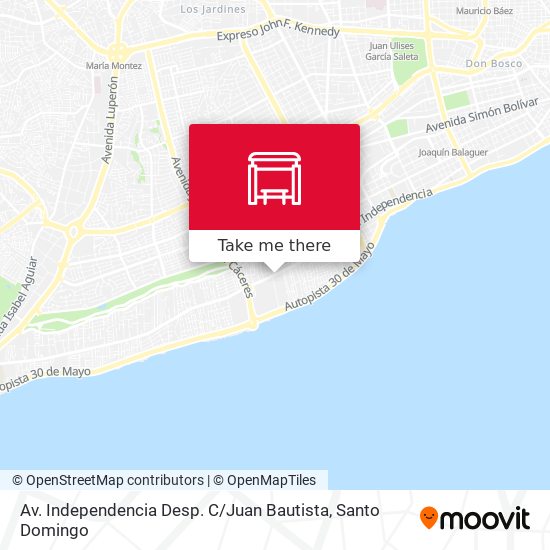 Mapa de Av. Independencia Desp. C / Juan Bautista