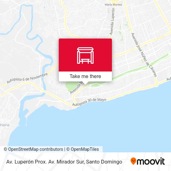 Mapa de Av. Luperón Prox. Av. Mirador Sur