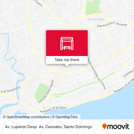 Mapa de Av. Luperon Desp. Av. Caonabo