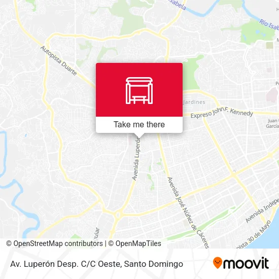 Mapa de Av. Luperón Desp. C/C Oeste