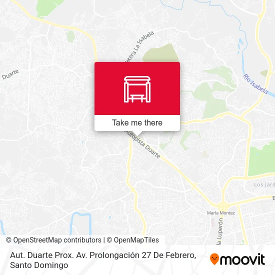 Mapa de Aut. Duarte Prox. Av. Prolongación 27 De Febrero