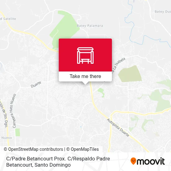 C / Padre Betancourt Prox. C / Respaldo Padre Betancourt map