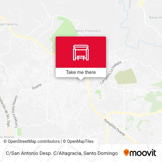 C / San Antonio Desp. C / Altagracia map