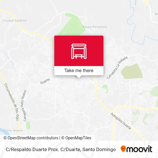 Mapa de C / Respaldo Duarte Prox. C / Duarte
