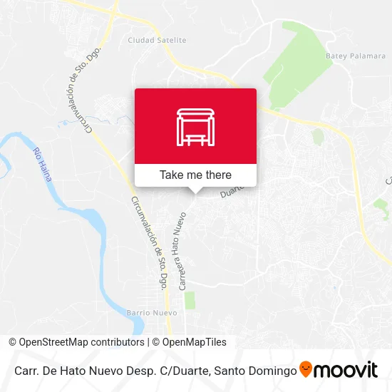 Mapa de Carr. De Hato Nuevo Desp. C / Duarte