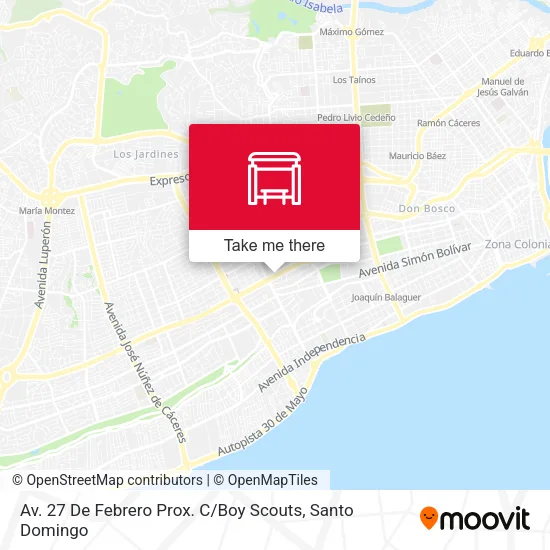 Mapa de Av. 27 De Febrero Prox. C / Boy Scouts