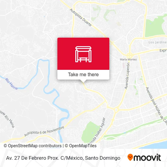 Mapa de Av. 27 De Febrero Prox. C / México