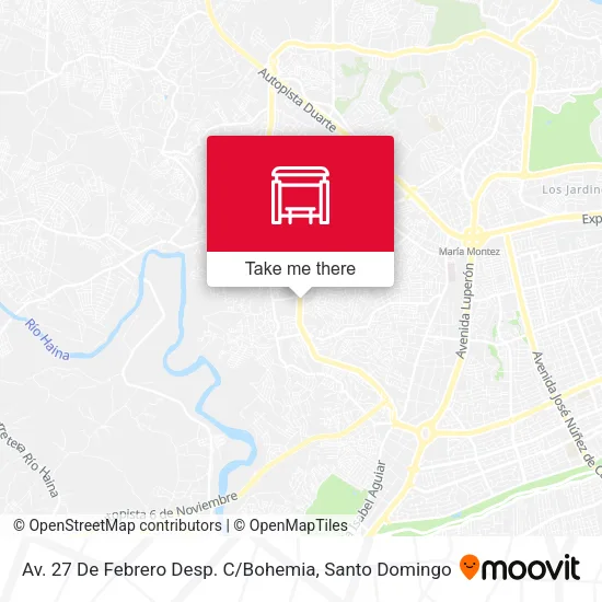 Mapa de Av. 27 De Febrero Desp. C / Bohemia
