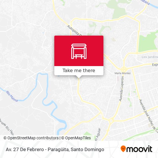 Mapa de Av. 27 De Febrero - Paragüita