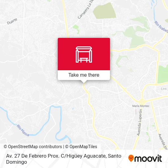 Mapa de Av. 27 De Febrero Prox. C / Higüey Aguacate