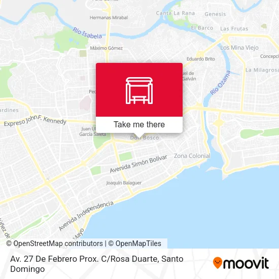 Mapa de Av. 27 De Febrero Prox. C / Rosa Duarte