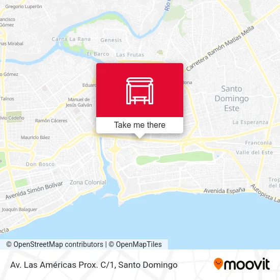 Mapa de Av. Las Américas Prox. C/1