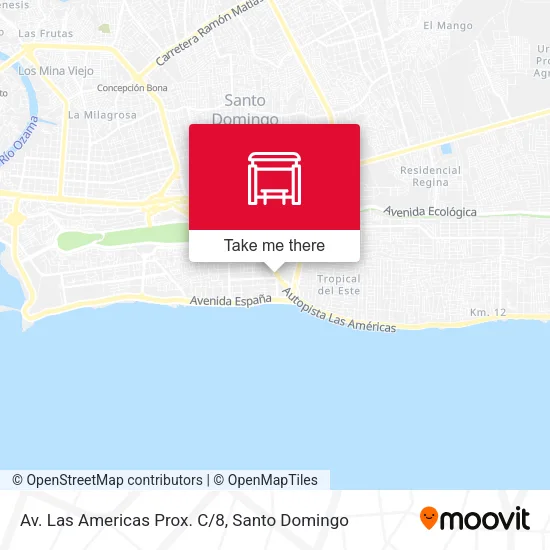 Mapa de Av. Las Americas Prox. C/8