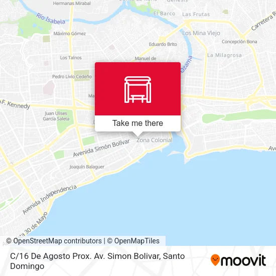 Mapa de C / 16 De Agosto Prox. Av. Simon Bolivar