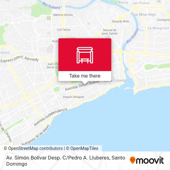 Mapa de Av. Simón Bolívar Desp. C / Pedro A. Lluberes
