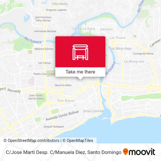 Mapa de C / Jose Marti Desp. C / Manuela Diez
