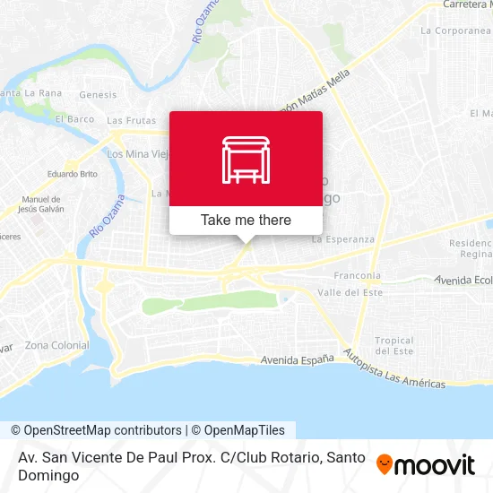 Av. San Vicente De Paul Prox. C / Club Rotario map