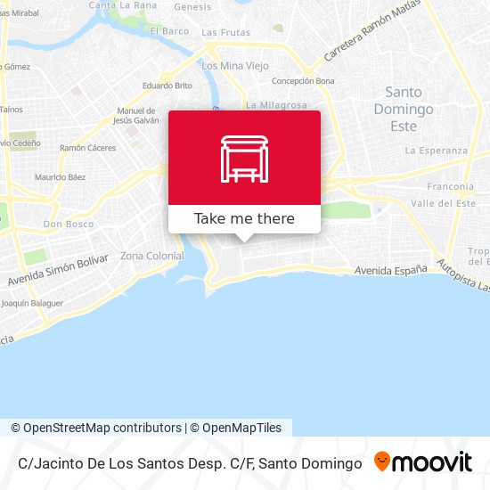 C / Jacinto De Los Santos Desp. C / F map