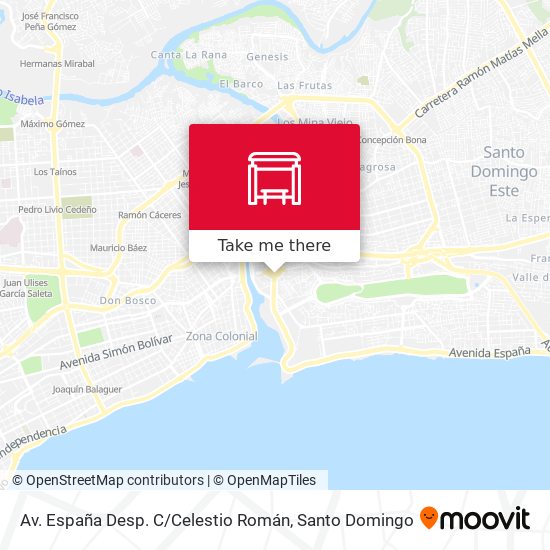 Mapa de Av. España Desp. C / Celestio Román