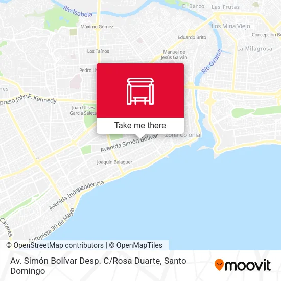 Mapa de Av. Simón Bolívar Desp. C / Rosa Duarte