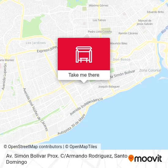 Av. Simón Bolívar Prox. C / Armando Rodriguez map