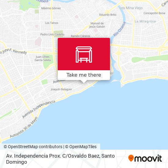 Av. Independencia Prox. C / Osvaldo Baez map