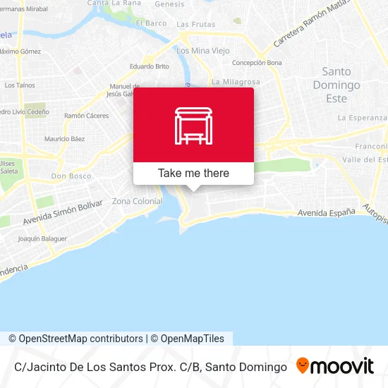 C / Jacinto De Los Santos Prox. C / B map