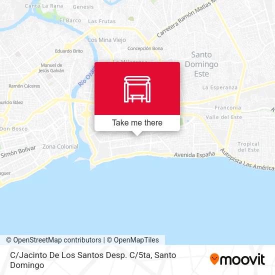 Mapa de C / Jacinto De Los Santos Desp. C / 5ta