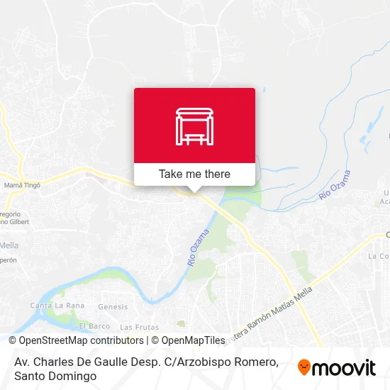 Mapa de Av. Charles De Gaulle Desp. C / Arzobispo Romero