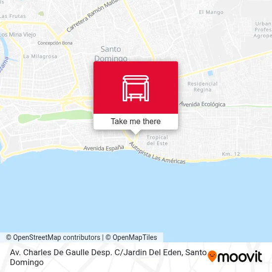 Av. Charles De Gaulle Desp. C / Jardin Del Eden map