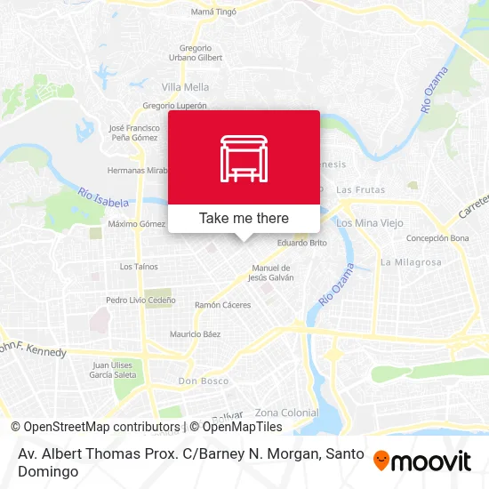 Mapa de Av. Albert Thomas Prox. C / Barney N. Morgan