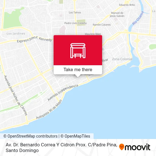 Mapa de Av. Dr. Bernardo Correa Y Cidron Prox. C / Padre Pina