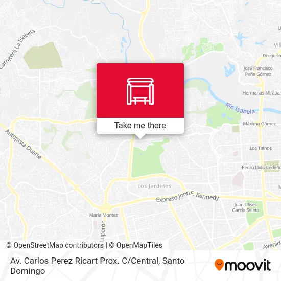 Mapa de Av. Carlos Perez Ricart Prox. C / Central