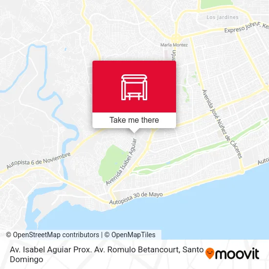 Mapa de Av. Isabel Aguiar Prox. Av. Romulo Betancourt