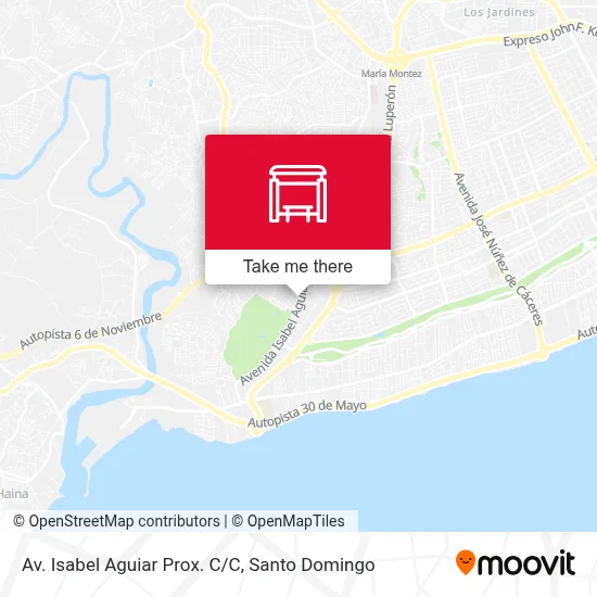 Av. Isabel Aguiar Prox. C/C map