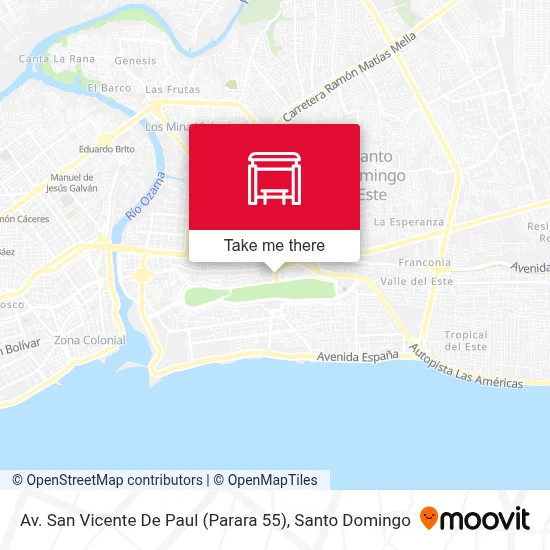 Av. San Vicente De Paul (Parara 55) map