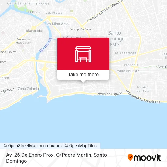 Mapa de Av. 26 De Enero Prox. C / Padre Martin