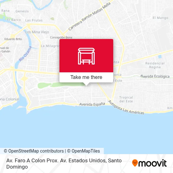 Av. Faro A Colon Prox. Av. Estados Unidos map