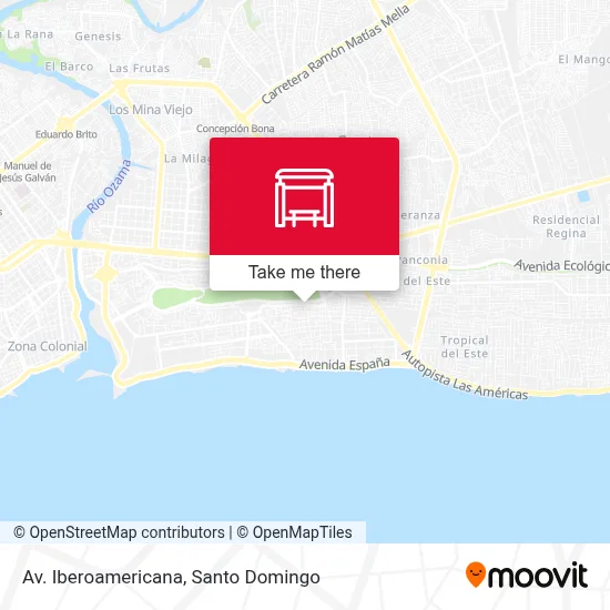 Av. Iberoamericana map