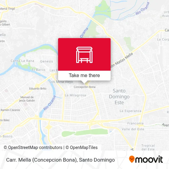 Mapa de Carr. Mella (Concepcion Bona)