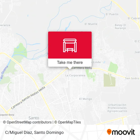 C/Miguel Diaz map