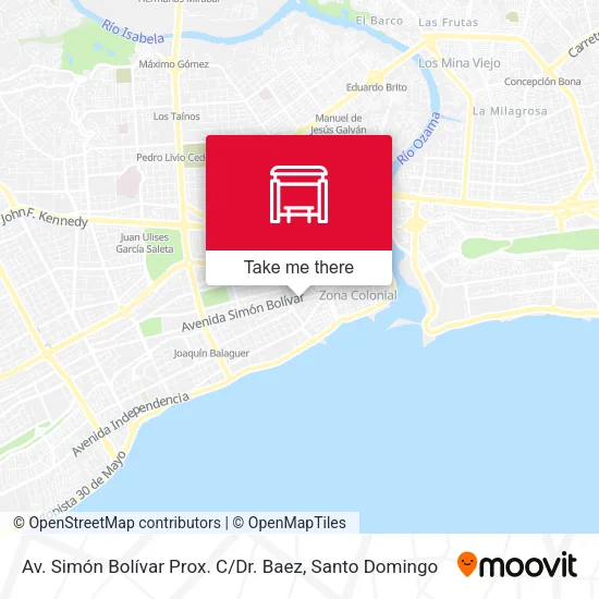 Mapa de Av. Simón Bolívar Prox. C / Dr. Baez