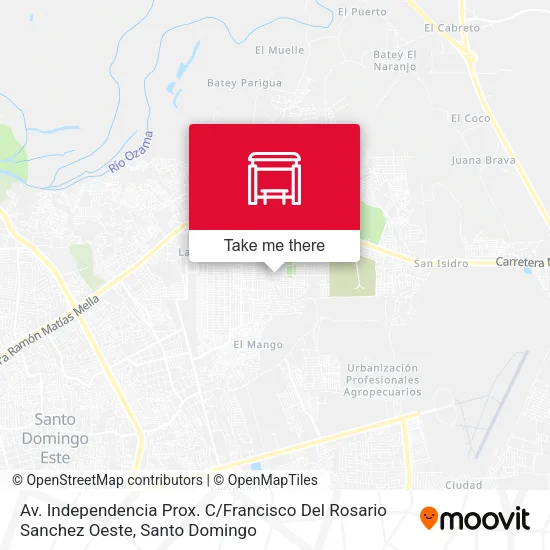 Av. Independencia Prox. C / Francisco Del Rosario Sanchez Oeste map