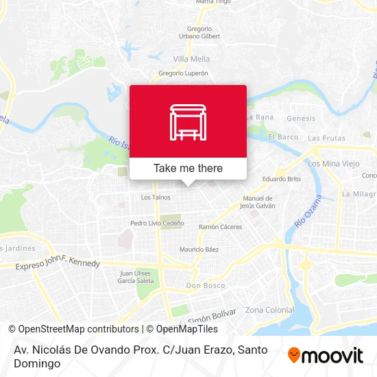 Mapa de Av. Nicolás De Ovando Prox. C / Juan Erazo
