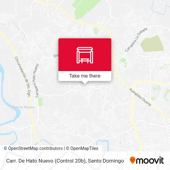 Mapa de Carr. De Hato Nuevo (Control 20b)