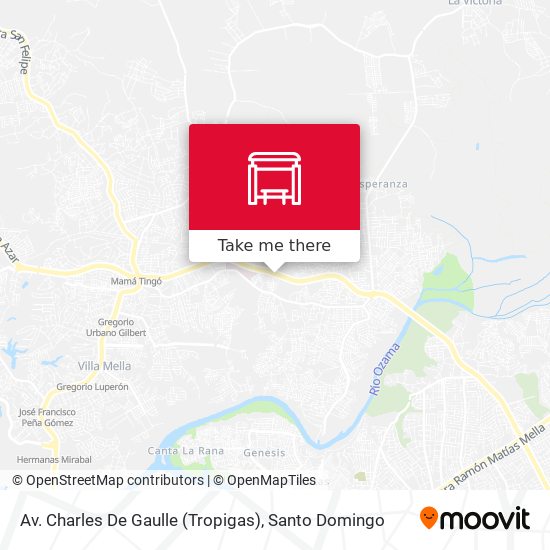 Mapa de Av. Charles De Gaulle (Tropigas)