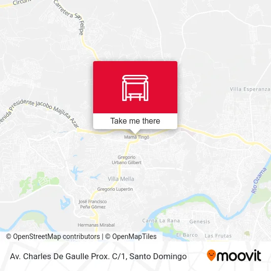 Mapa de Av. Charles De Gaulle Prox. C / 1